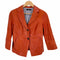 TANQS イタリア製 VERA PELLE REAL LEATHER 2Bジャケット レディース