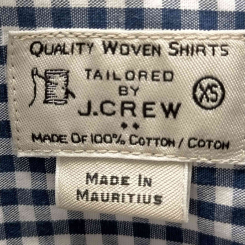 ジェイクルー J.CREW ギンガムチェック ボタンダウンシャツ メンズ