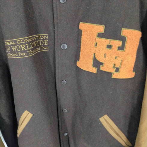 ハフ HUF 23AW HARRISON VARSITY JACKET ライン ルーズシルエット スタジャン メンズ JPN:L