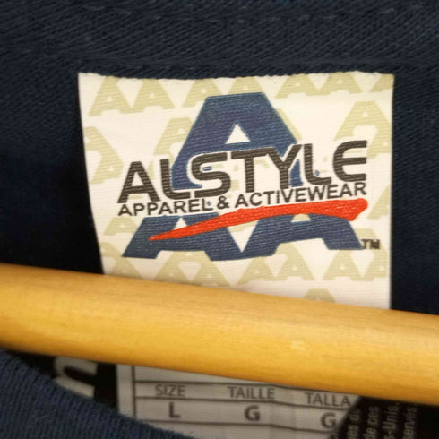 アルスタイルアパレルアクティブウェアー ALSTYLE APPAREL & ACTIVEWEAR メキシコ製 ホッケーチームロゴプリント クルーネックTシャツ メンズ import:L