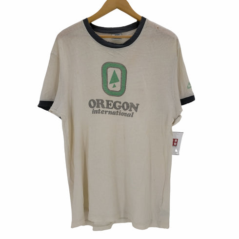 ナイキ NIKE 00S USED加工 リンガーTシャツ メンズ JPN:L