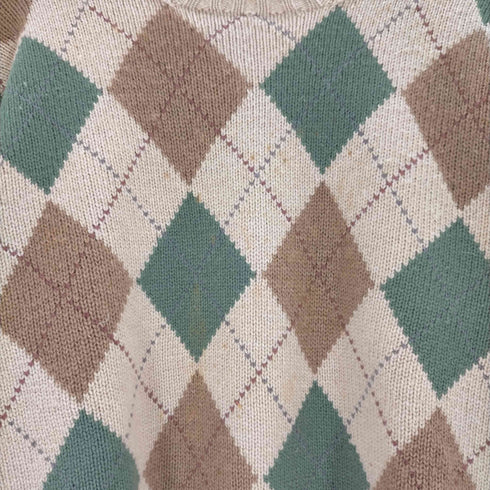 ポロバイラルフローレン Polo by RALPH LAUREN アーガイル柄カシミアウールクルーネックニット メンズ JPN:M