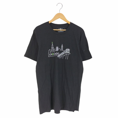 SHAKE SHACK タウンプリント クルーネックTシャツ メンズ import:L