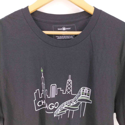 SHAKE SHACK タウンプリント クルーネックTシャツ メンズ import:L
