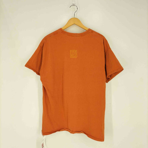 An idea is salvation by imagination メッセージプリント クルーネックTシャツ メンズ