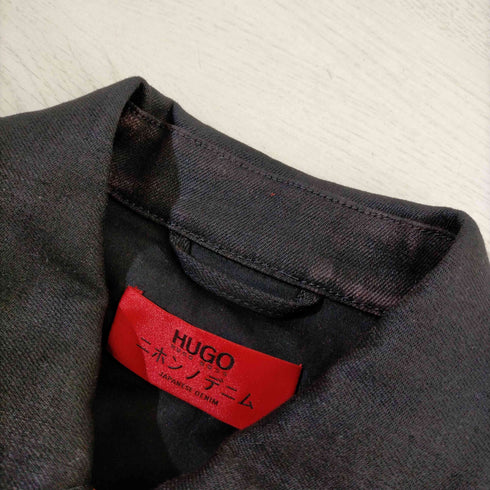 ヒューゴボス HUGO BOSS ニホンノデニム バイカー デニムジャケット メンズ import:L