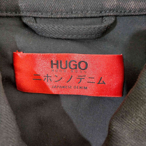 ヒューゴボス HUGO BOSS ニホンノデニム バイカー デニムジャケット メンズ import:L