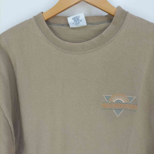 フメイ SANTEE HVYWT USA製 刺繍ロゴ クルーネックTシャツ メンズ import:L