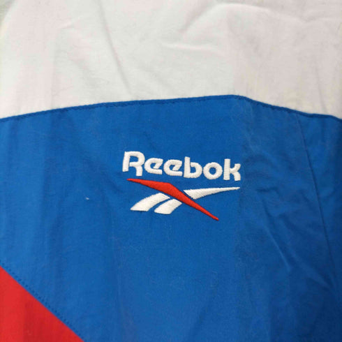 リーボック Reebok ジップアップナイロンジャケット トラックジャケット メンズ 2XL