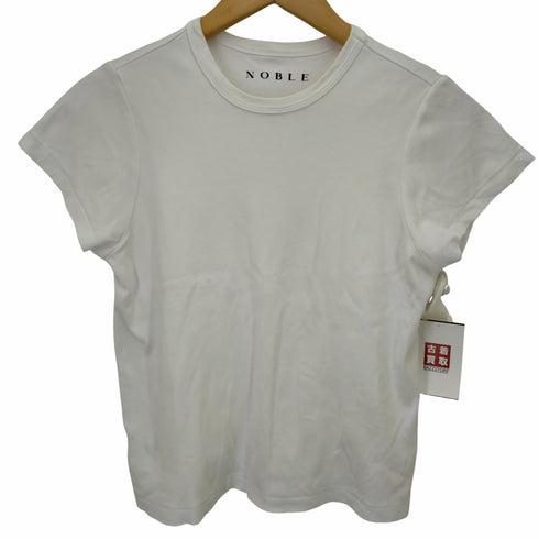 ノーブル Noble 23SS スビンコットンスムースコンパクトTシャツ レディース