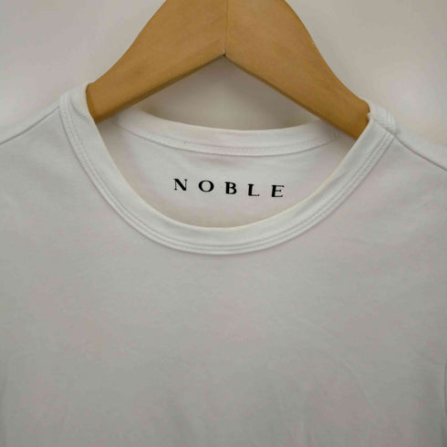 ノーブル Noble 23SS スビンコットンスムースコンパクトTシャツ レディース