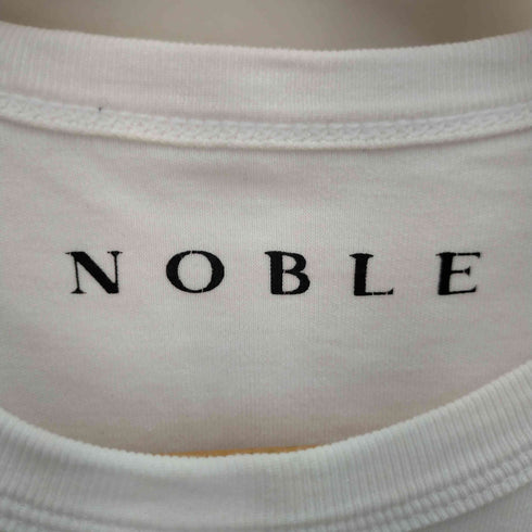 ノーブル Noble 23SS スビンコットンスムースコンパクトTシャツ レディース