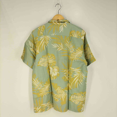 ジムトンプソン JIM THOMPSON 開襟オープンカラー シルクアロハシャツ メンズ import:S