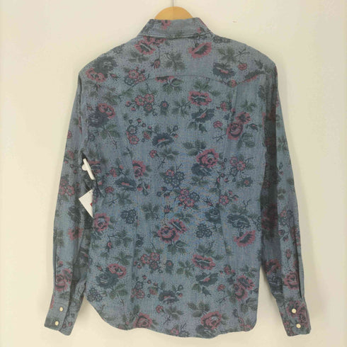 ブルーブルー BLUE BLUE 総柄 L/S ウエスタン シャツ レディース