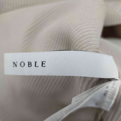 ノーブル Noble 23SS ボトルネックノースリリブニット レディース