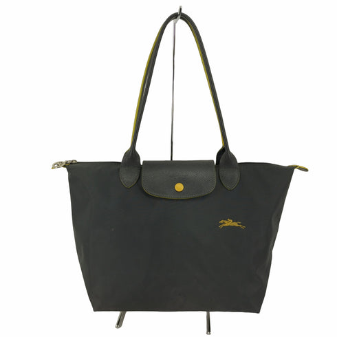 ロンシャン LONGCHAMP レザー切替 ナイロントートバッグ レディース