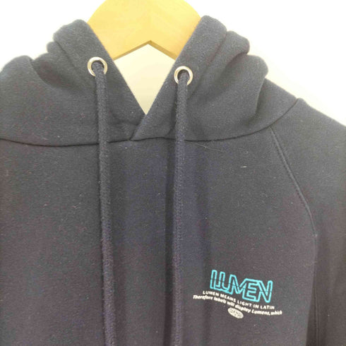 フメイ ACOVER バックプリント ラグランプルオーバーパーカー メンズ import:M