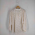 ザラ ZARA CONTRAST TEXTURED LOOSE FITTING BLOUSE レディース JPN:M