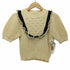 ザラ ZARA Knit Top with ruffles レディース import:S