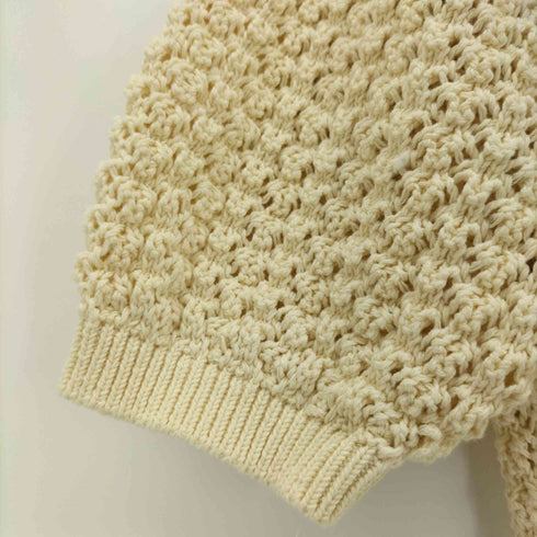 ザラ ZARA Knit Top with ruffles レディース import:S