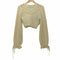 ザラ ZARA クロップドクロシェニット レディース import:S