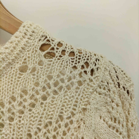 ザラ ZARA クロップドクロシェニット レディース import:S
