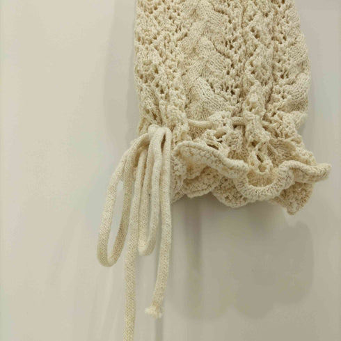 ザラ ZARA クロップドクロシェニット レディース import:S