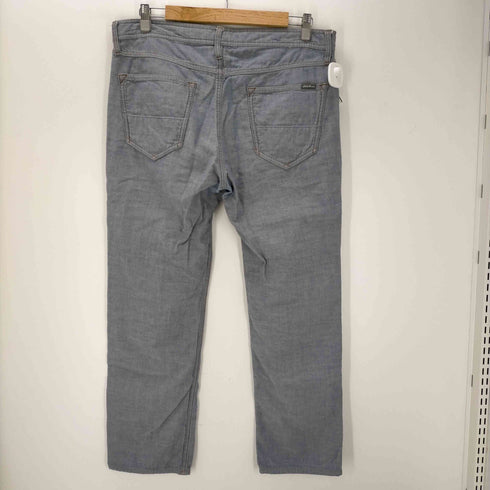 エディーバウアー Eddie Bauer 裏地ヒッコリーシャンブレーパンツ メンズ US:34-35