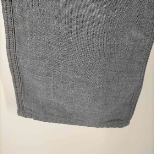 エディーバウアー Eddie Bauer 裏地ヒッコリーシャンブレーパンツ メンズ US:34-35