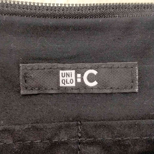 ユニクロ UNIQLO レザータッチラウンドショルダーバッグ メンズ