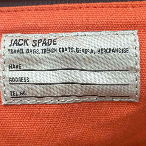 ジャックスペード JACK SPADE ダック地トートバッグ メンズ ONE SIZE