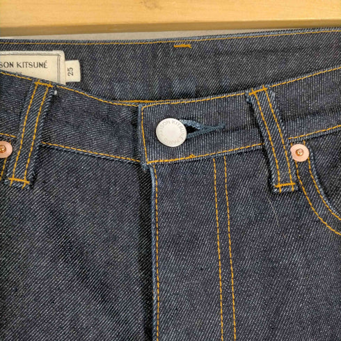 メゾンキツネ MAISON KITSUNE メゾンキツネ ジャパン スリムフィット デニム レディース 25INCH