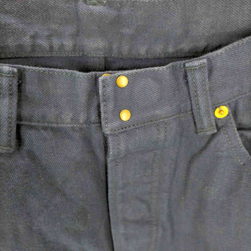オー ゼロチョウルイラボ O-0-CHO-RUI LAB HAZARDOUS PRODUCTS バギー ブルーデニムパンツ メンズ US:32-33