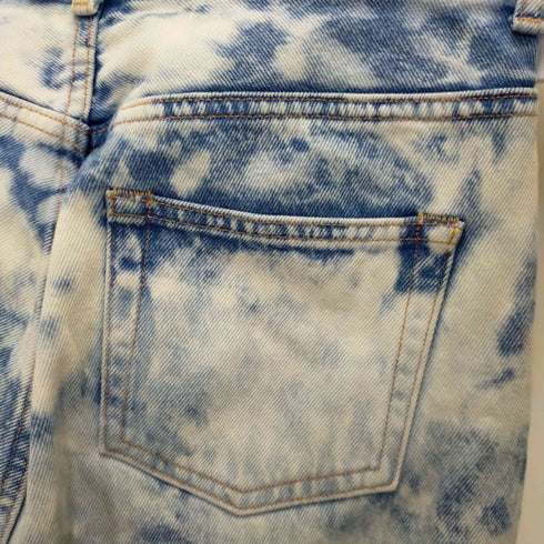 マウジー moussy 21ss MOUSSY JW BLEACH WIDE TAPERED レディース JPN:2