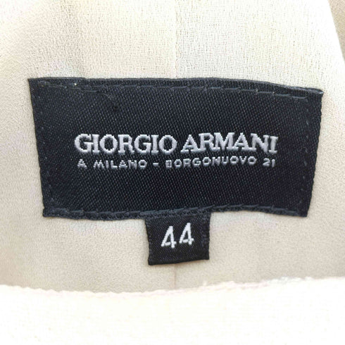 ジョルジオアルマーニ Giorgio Armani 90S~00S ライダースジップジャケットスラックスセットアップ メンズ 上44/下40