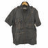 アヴィレックス AVIREX S/S ARMY CUSTOM ZIP SHIRT カスタムジップシャツ メンズ JPN:XL