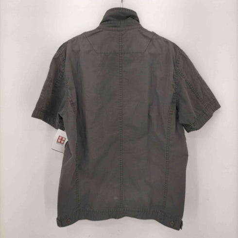 アヴィレックス AVIREX S/S ARMY CUSTOM ZIP SHIRT カスタムジップシャツ メンズ JPN:XL