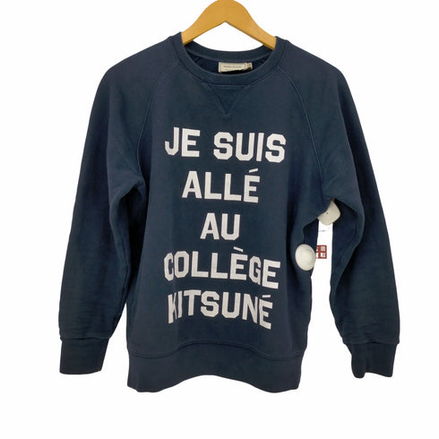 メゾンキツネ maison kitsune Je Suis Alle Crew Sweat メンズ import:S