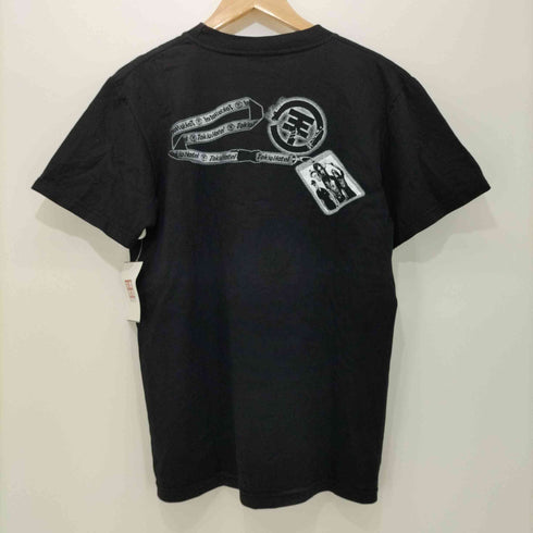 THUNDER 00S 両面プリント クルーネック ショートスリーブTシャツ バンドシャツ バンT メンズ import:M