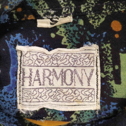 ハーモニー HARMONY 総柄レーヨン L/S シャツ メンズ import:S