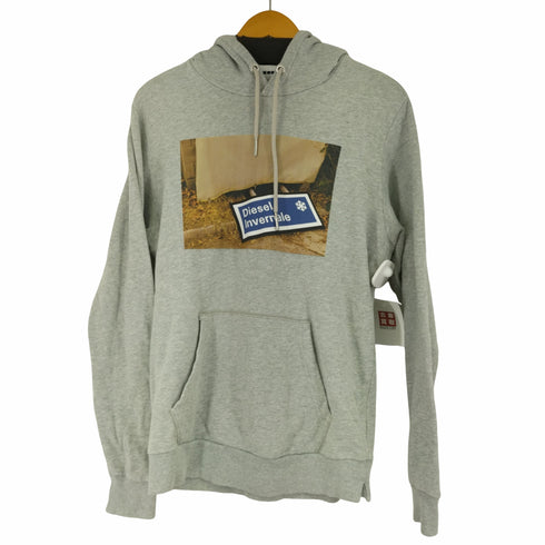 ディーゼル DIESEL フロントプリントパーカー メンズ JPN:S
