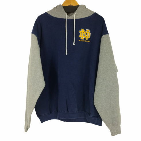 GALT CREW 90S Notre Dameラバープリント バイカラー カレッジパーカー メンズ JPN:XL