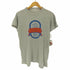 ウェイアウト way-out 70-80S 日本製 BUT-CLASSIC フロント プリント S/S クルーネック Tシャツ ボロ シングルステッチ IVY メンズ