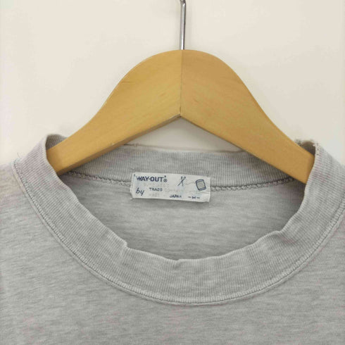 ウェイアウト way-out 70-80S 日本製 BUT-CLASSIC フロント プリント S/S クルーネック Tシャツ ボロ シングルステッチ IVY メンズ