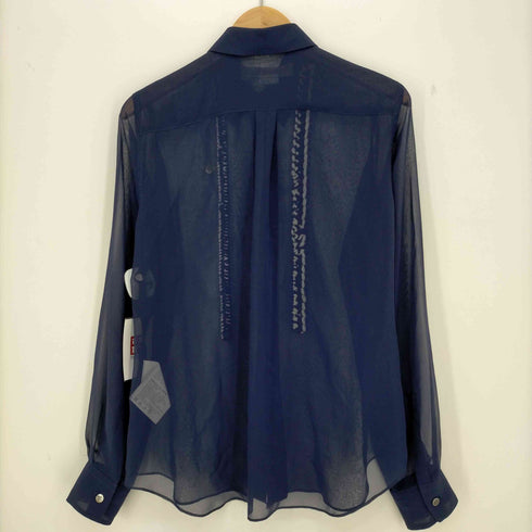 コムデギャルソン COMME des GARCONS 装飾 長袖シアーブラウス レディース JPN:S