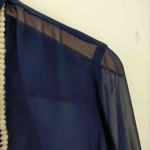 コムデギャルソン COMME des GARCONS 装飾 長袖シアーブラウス レディース JPN:S