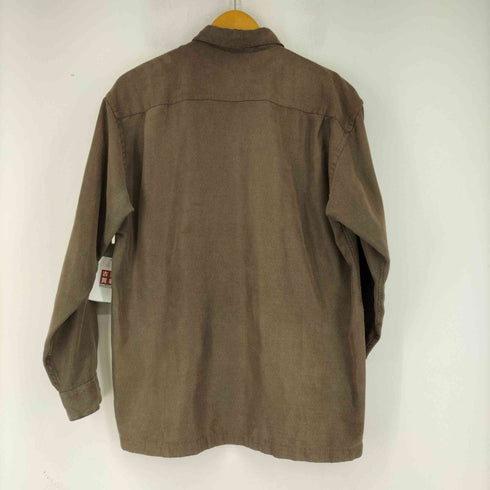 ヴァンヒューゼン VAN HEUSEN 90S SOFT SUEDE フラップポケット L/Sシャツ メンズ JPN:M