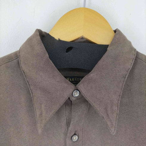 ヴァンヒューゼン VAN HEUSEN 90S SOFT SUEDE フラップポケット L/Sシャツ メンズ JPN:M