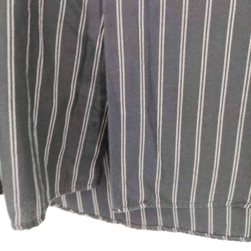 ヴァンヒューゼン VAN HEUSEN コットンストライプ L/S シャツ メンズ import:XL