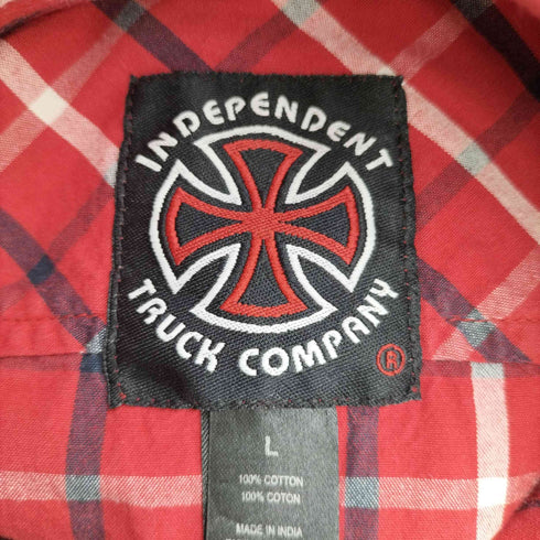 インデペンデントトレーディングカンパニー INDEPENDENT TRADING COMPANY 90S フラップポケット L/Sチェックシャツ メンズ JPN:L